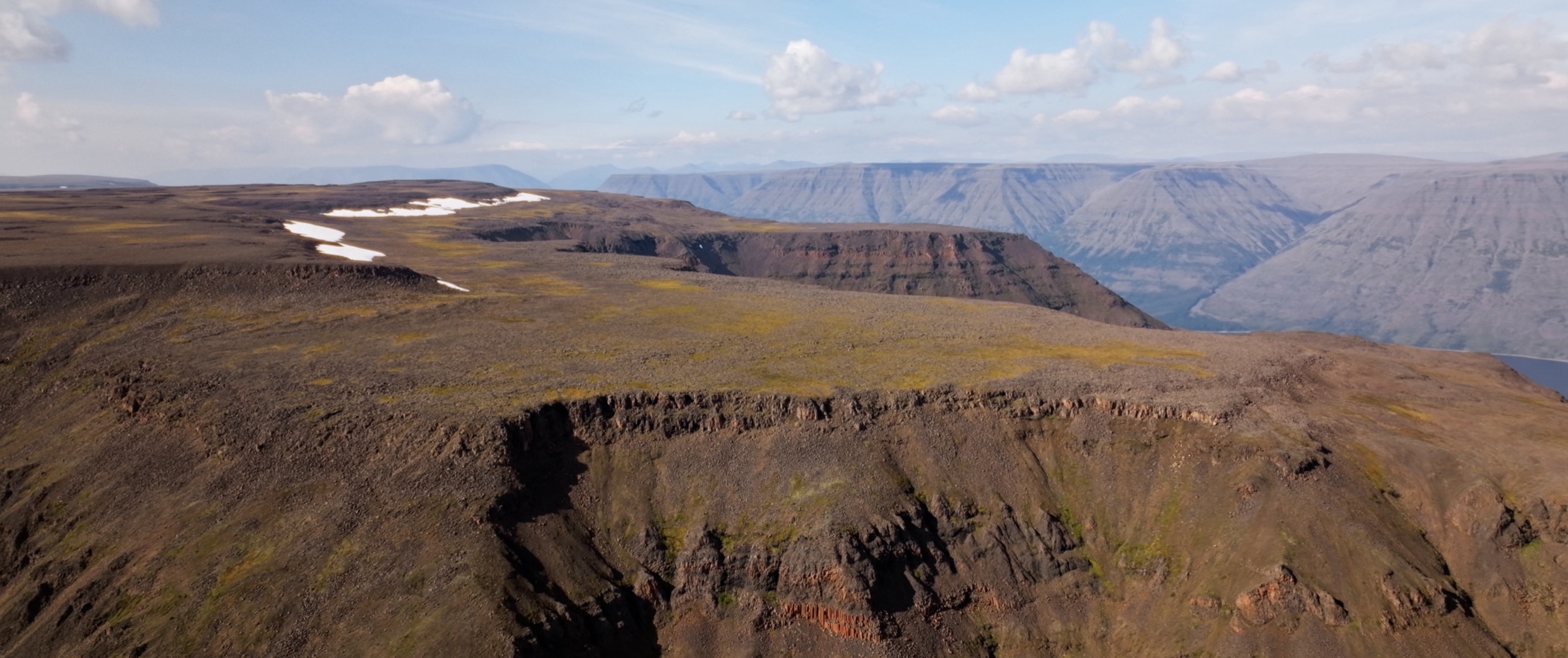 Mountain terraces of the Putorana Plateau